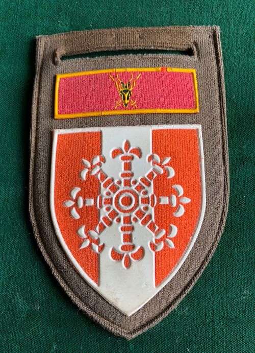PERSONNEL SERVICE SCHOOL WITH CHIEF OF THE ARMY COMMAND BAR, TUPPER FLASH