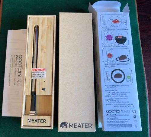 MEATER /SMART WIRELESS BLUETOOTH SMALL MEAT THERMOMETER-BRAND NEW INDICATIVE MARKET PRICE R2000