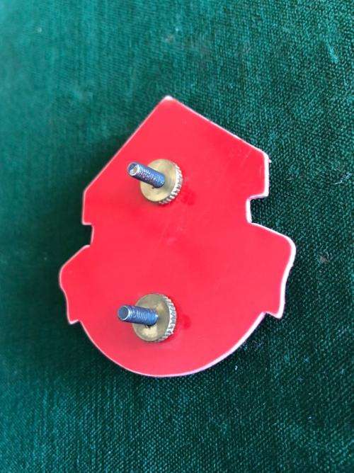 ONE MAINTENANCE UNIT CAP BADGE-APPROVED 1986- 2X SCREW LUGS