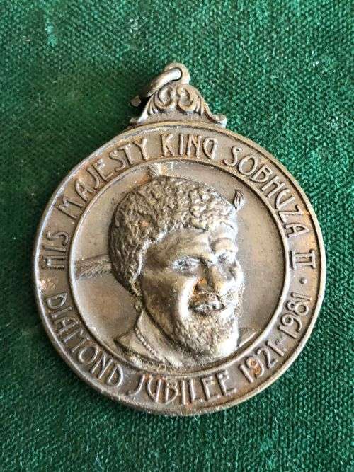 KING SOBHUZA JUBILEE 1921-1981- COIN