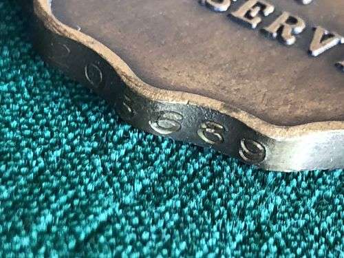FULL SIZE GOOD SERVICE MEDAL IN BRONZE CITIZEN FORCE 1975-1986 (10 YEARS)