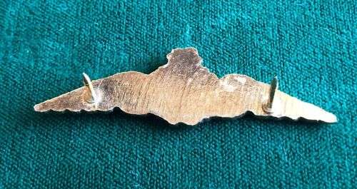 SA AIR FORCE COMMANDO PILOT,GOLD MESS DRESS BREAST BADGE(2000 HOURS FLYING TIME)APPROVED IN 1991-WOR