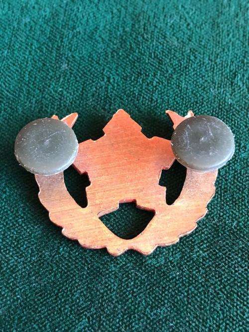 ARMY BREAST BADGE FOR CITIZEN FORCE COMMANDO`S AND VOLUNTEERS FOR 5 YEAR SERVICE-PIN INTACT