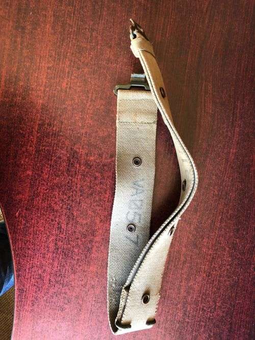 SADF BORDER WAR PERIOD PATTERN 73,WEBBING BELT-EXTENDED LENGTH-116CM-GOOD CONDITION