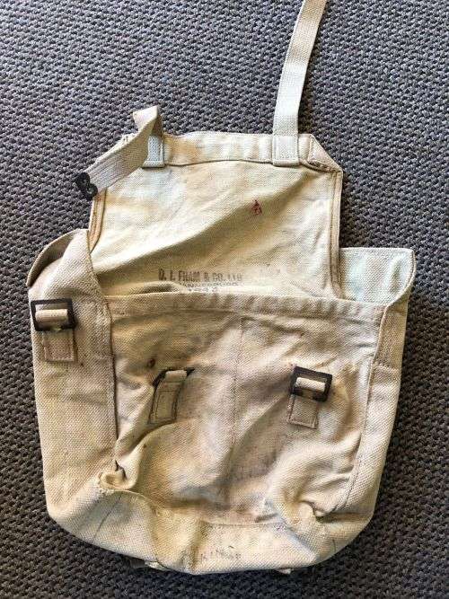 WW2 PATTERN 37 SMALL PACK-STAMPED AND DATED 1943-STILL GOOD CONDITION