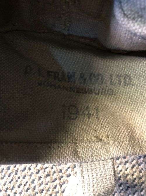 ORIGINAL WW2-LMG MACHINE GUN,AMMO DRUM POUCH-DATED AND MARKED 1941