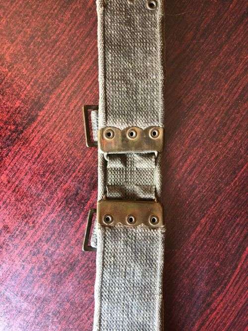 PATTERN 37 WEBBING BELT-ALSO USED IN THE RHODESIAN WAR-EXTENDED LENGTH 114CM