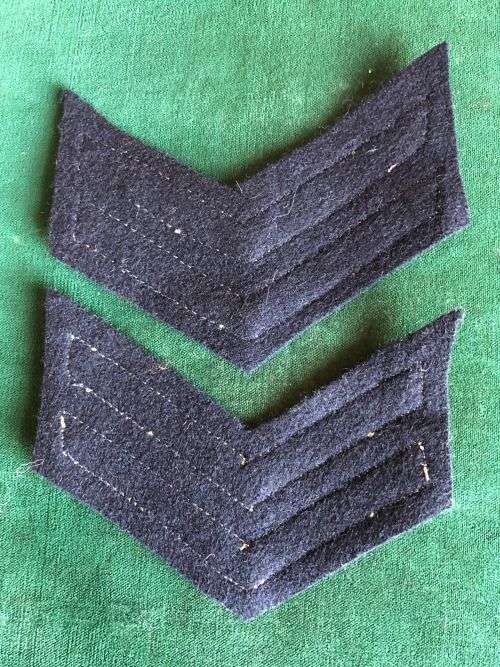 RANK INSIGNIA CORPORAL/SENIOR WARDEN- 1960`S-80