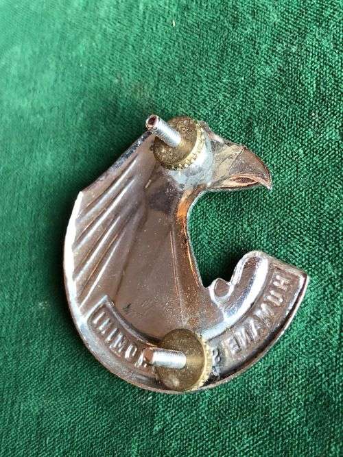 PERSONNEL SERVICES SCHOOL CHROME CAP BADGE- 2X SCREW LUGS