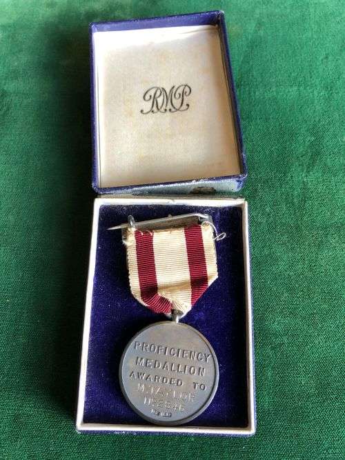 STERLING SILVER (925 MARKED) RED CROSS PROFICIENCY MEDAL-AWARDED TO M. TAYLOR NO 2846-COMES WITH SIL