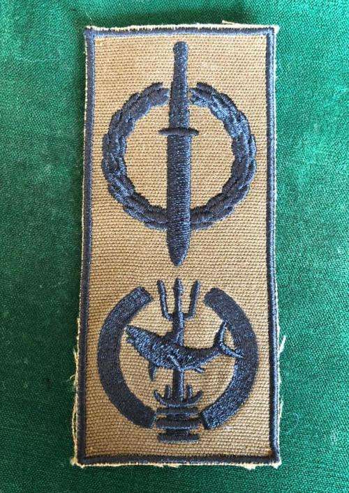 RECCE COMBINED OPERATOR AND ATTACK DIVER,CLOTH BREAST BADGE