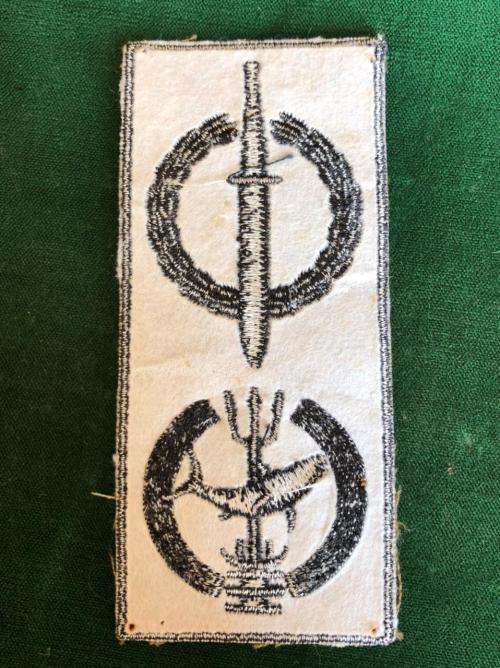RECCE COMBINED OPERATOR AND ATTACK DIVER,CLOTH BREAST BADGE