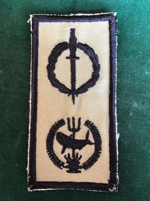 SPECIALL FORCES COMBINED OPERATOR AND ATTACK DIVER,CLOTH BREAST BADGE