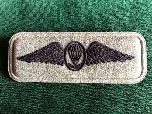 SA PARABAT INSTRUCTOR WING-COMBAT DRESS- 2 PINS- TUPPERIZED