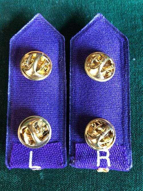 SA ARMY GORGET PATCH SET-MESS DRESS