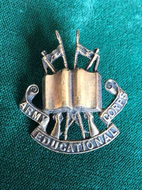 ARMY EDUCATION CORPS,CAP BADGE 1900`S-1930`S- ONE LUG
