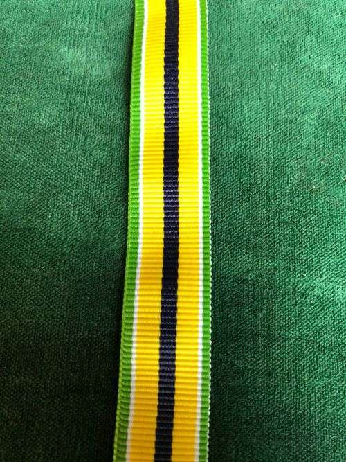 MINIATURE DE WET DECORATION MEDAL RIBBON-SOLD IN LENGTH OF 15 CM