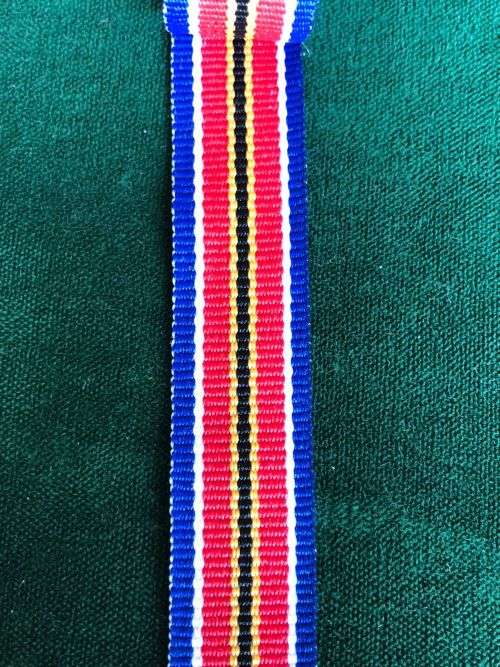 MINIATURE TSUMELO IKATELAHO MEDAL RIBBON-SOLD IN LENGTH OF 15 CM