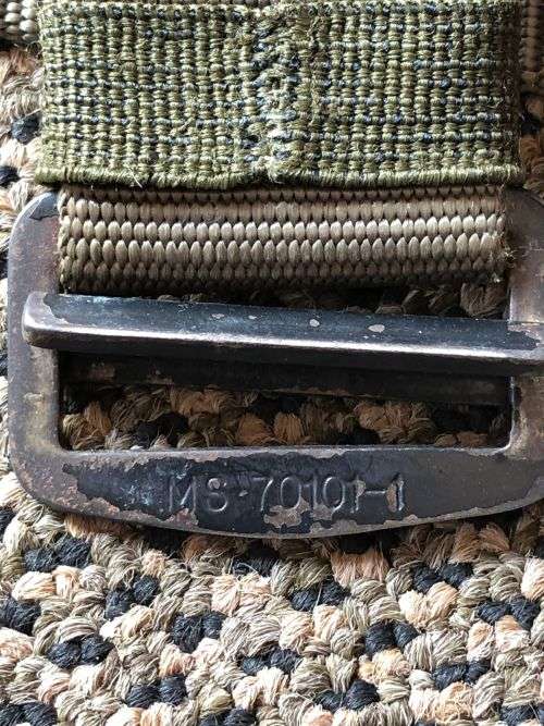 2X MILITARY BELTS -SOLD TOGETHER-UNIDENTIFIED