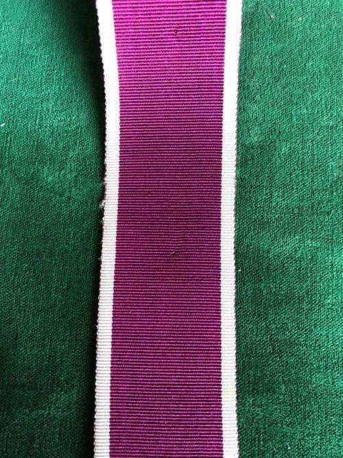 PERMANENT FORCE GOOD SERVICE MEDAL RIBBON FULL SIZE-SOLD IN LENGTH OF 15 CM