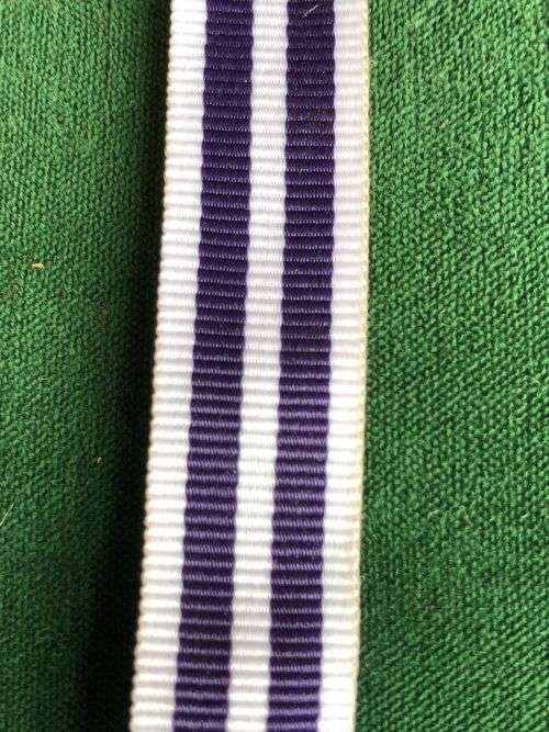 MINIATURE PRO MERITO MEDAL RIBBON-WORN POST 1986-SOLD IN LENGTH OF 15 CM