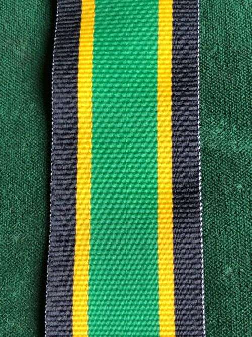 FULL SIZE SILVER SERVICE MEDAL RIBBON-APLA FOR 20 YEARS SERVICE