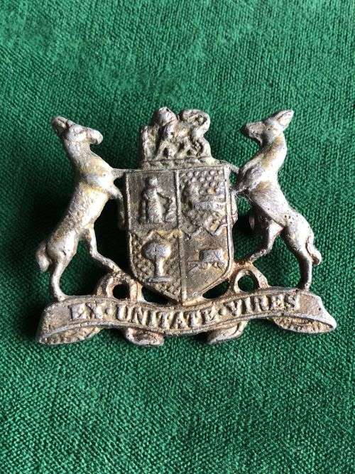 RANK BADGE -WORN BY WO2- FORMELY WORN BY WARRANT OFFICER CLASS1 -CASTING-WW2 PERIOD- 2 LUGS