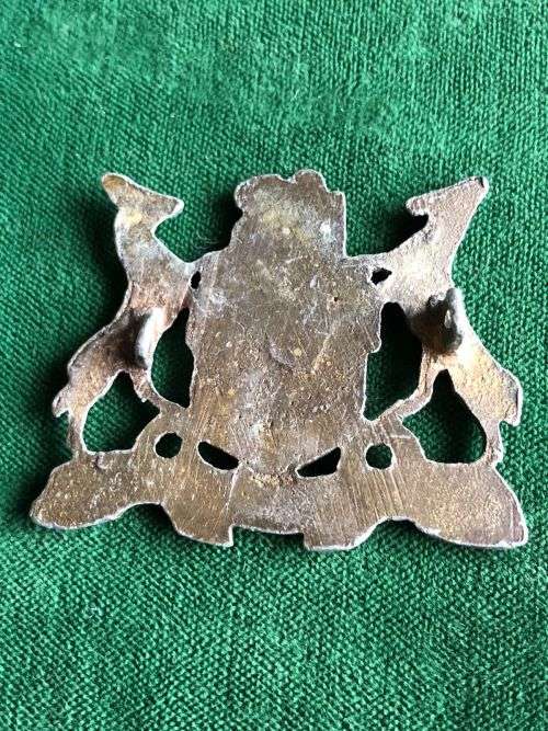 RANK BADGE -WORN BY WO2- FORMELY WORN BY WARRANT OFFICER CLASS1 -CASTING-WW2 PERIOD- 2 LUGS