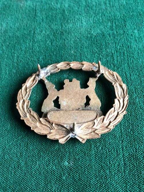 SA POLICE WO 1 ARM BADGE- 3 PINS