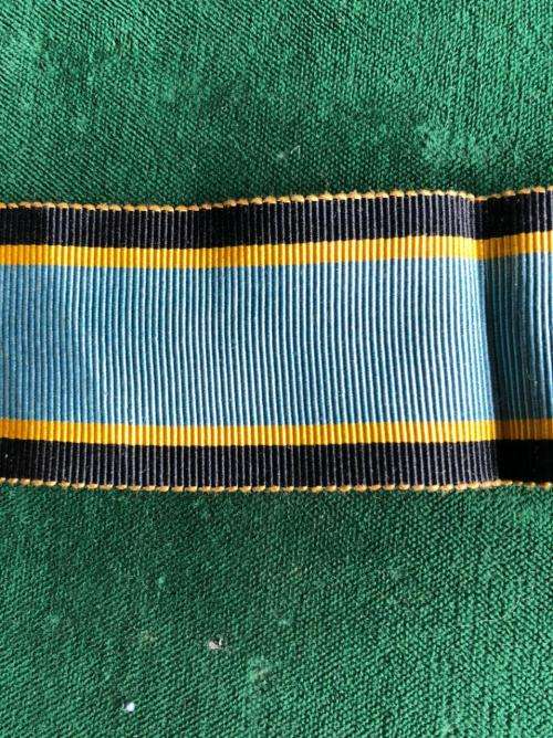 FULL SIZE AIR CREW EUROPE STAR MEDAL RIBBON-SOLD IN LENGTH OF 14 CM