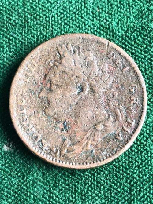 GEORGE IV 1 FARTHING 1826-DIAMETER 22 MM