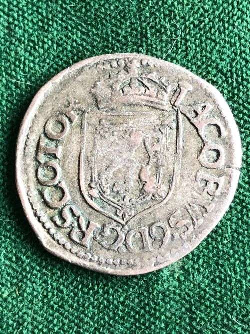 SILVER SCOTLAND JAMES VI (1567-1625) COIN-DIAMETER 23MM-WEIGHT 2,3 G