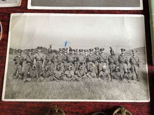 INTERESTING AND COMPLETE COLLECTION OF A SOLDIER WHO SERVED IN THE 25TH INDIAN DIVISION AS A MILITA