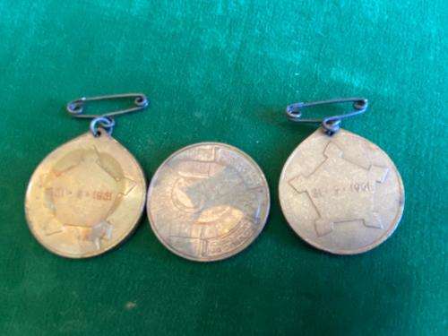 SELECTION OF 3 SA MEDALLIONS-SOLD TOGETHER