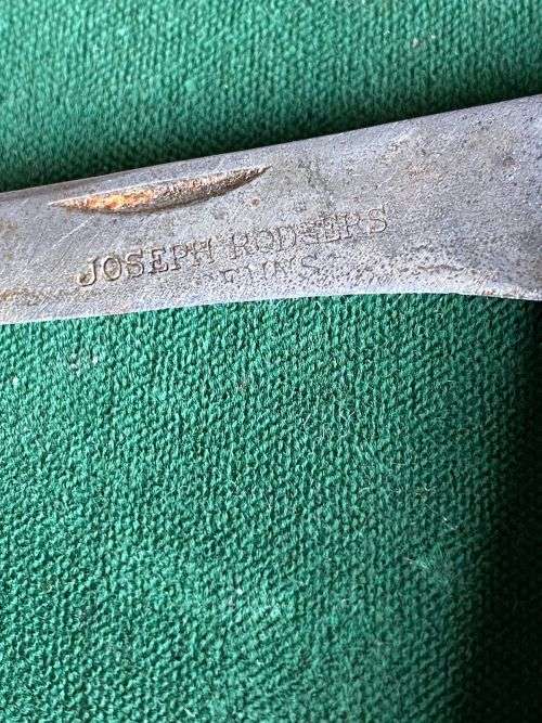RARE KRUGER,STEYN,SWART VERWOERD KNIFE BY JOSEPH ROGERS-ONE BLADE BROKEN