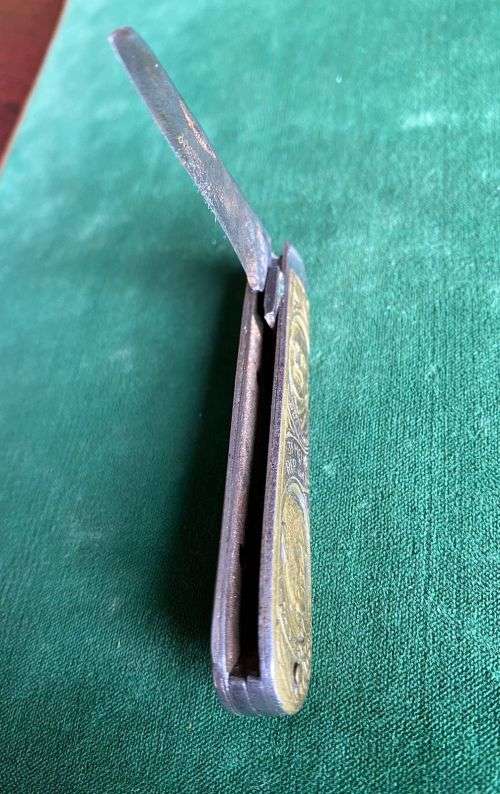 RARE KRUGER,STEYN,SWART VERWOERD KNIFE BY JOSEPH ROGERS-ONE BLADE BROKEN