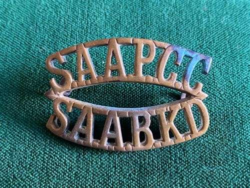 SA ADMINISTRATION PAY AND CLERICAL CAR SHOULDER TITLE- 2 PINS