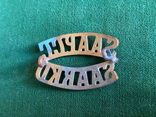 SA ADMINISTRATION PAY AND CLERICAL CAR SHOULDER TITLE- 2 PINS