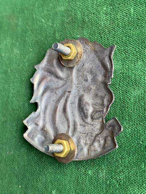 STATE PRESIDENTS GUARD CAP BADGE-WORN FOR A SHORT PERIOD-APPROVED 1994-2X SCREW LUGS