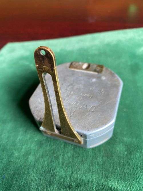 1894 D.W. PRUNTON`S POCKET TRANSIT COMPASS WM AINSWORTH & SONS DENVER