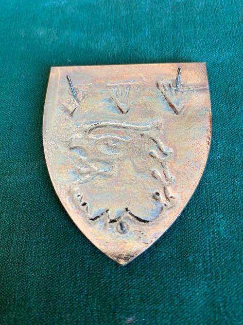 3 PARACHUTE BATTALION ARM FLASH-RED- 1ST ISSUE-ORIGINALL- 3 PINS
