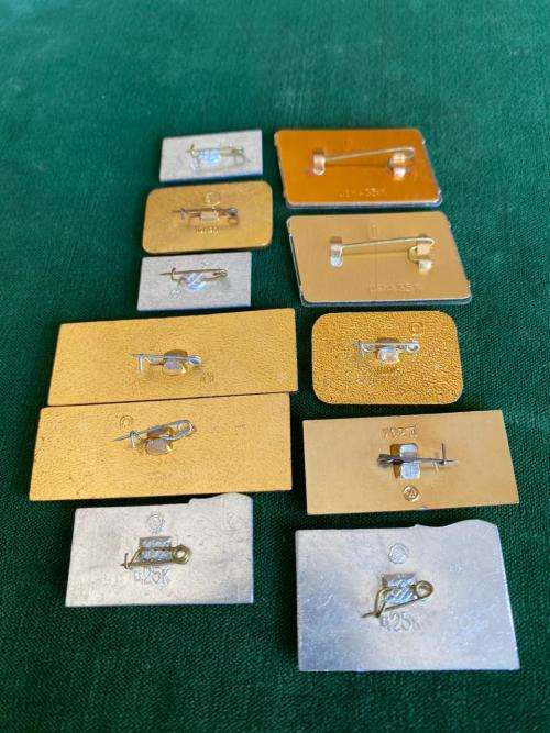 SOVIET RUSSIA,RARE 1970`S-COLLECTABLE NAVY PINS-WAR SHIPS OF THE REVOLUTION-11 SOLD TOGETHER