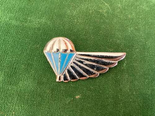 AIR SUPPLY,CHROME AND ENAMEL WING-FULL SIZE- 2 PINS