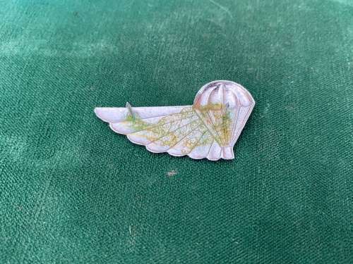 AIR SUPPLY,CHROME AND ENAMEL WING-FULL SIZE- 2 PINS