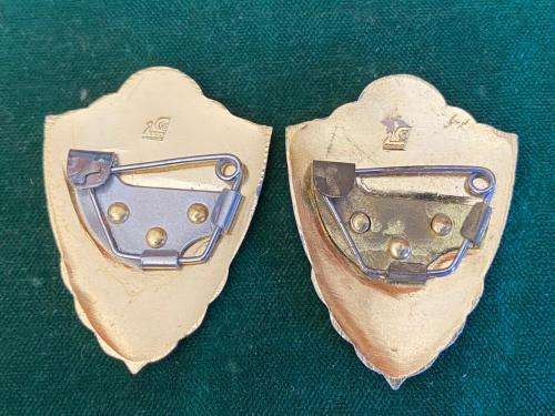 SOVIET RUSSIA ARMY PROFICIENCY BADGE-2ND AND 3RD CLASS STICK PIN INTACT