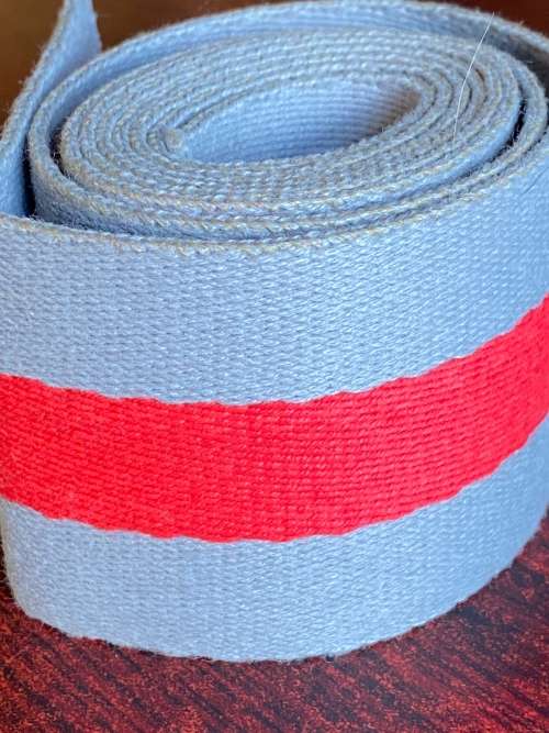 EARLY BOB GUARD UNIT-GREY/RED/GREY STABLE BELT BELTING-GUARANTEED ORIGINAL-PLEASE TAKE NOTE THAT TH
