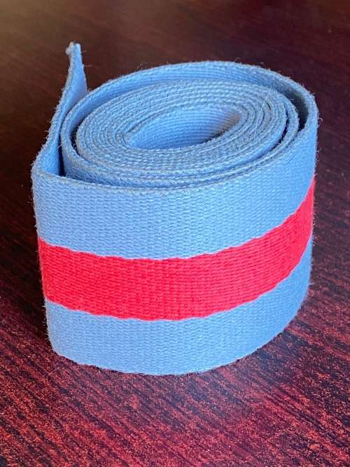 EARLY BOB GUARD UNIT-GREY/RED/GREY STABLE BELT BELTING-GUARANTEED ORIGINAL-PLEASE TAKE NOTE THAT TH