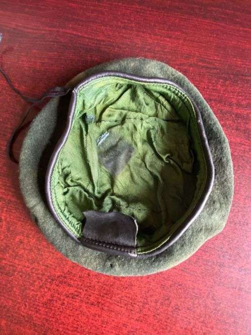 INFANTRY BERET- INSIDE RING MEASURES 52 CM