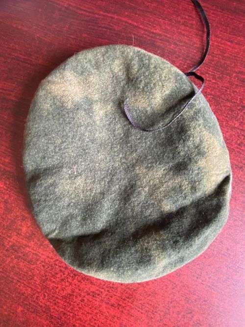 INFANTRY BERET- INSIDE RING MEASURES 52 CM