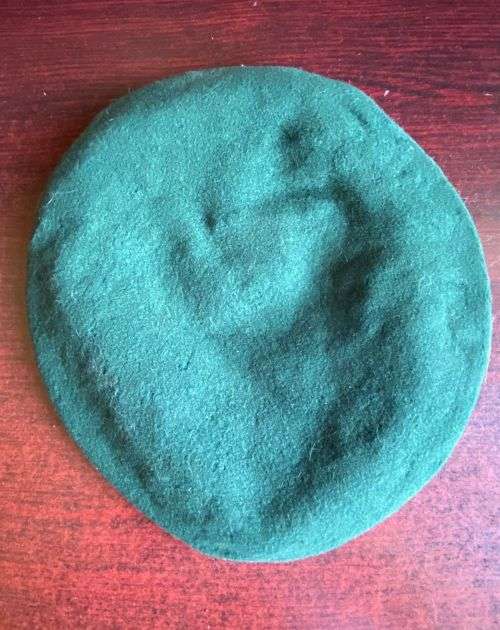 SA INFANTRY BERET-INSIDE RING MEASURES 54 CM